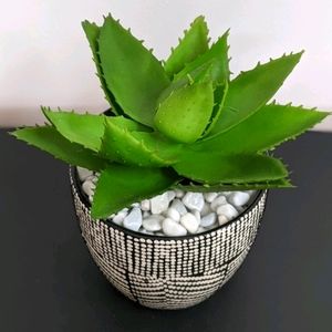 Fake plant artificial succulent aloe potted small